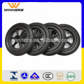 12 inch plastic spokes wheel with air rubber tyre
